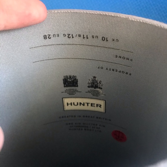 Hunter Kids Original Starcloud glitter Boots - Picture 7 of 11